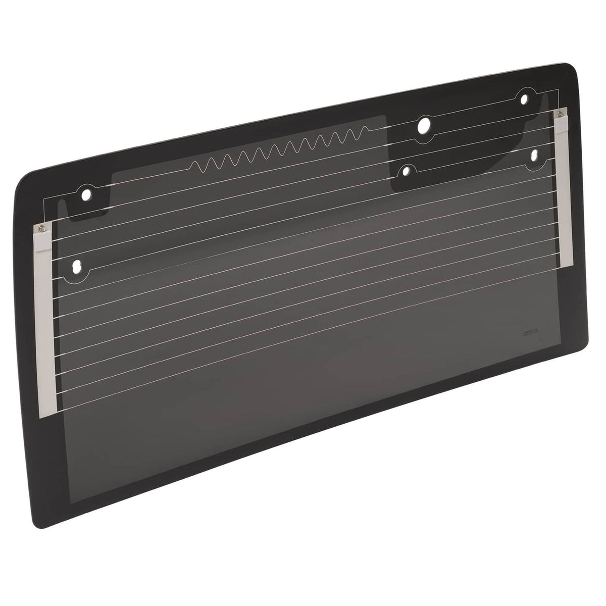 Solid Spare Fits Jeep Wrangler 2&4 Door 2007-10 Rear Back Heated Window Tempered Glass Dark