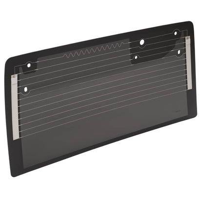 Solid Spare Fits Jeep Wrangler 2&4 Door 2007-10 Rear Back Heated Window Tempered Glass Dark