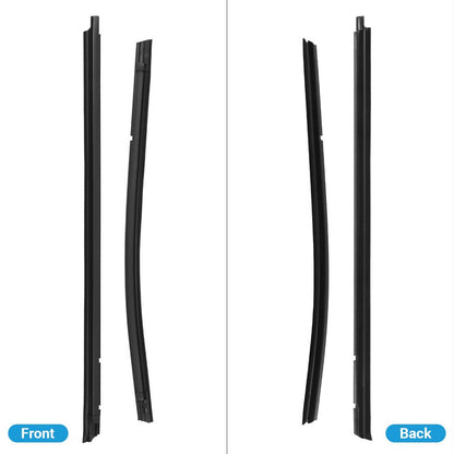 Solidspare 4Pcs Window Weatherstrip for Toyota Tacoma 2005-2015 Weatherstrip Trim Seal Belt
