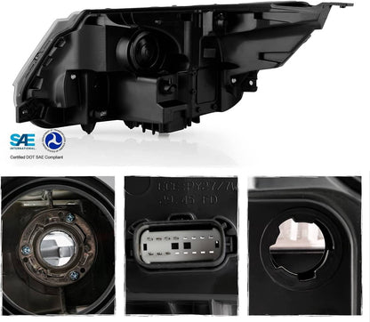 Solidspare Right Side LED DRL Headlight For Ford Explorer Limited/XLT/Platinum 2016-2019