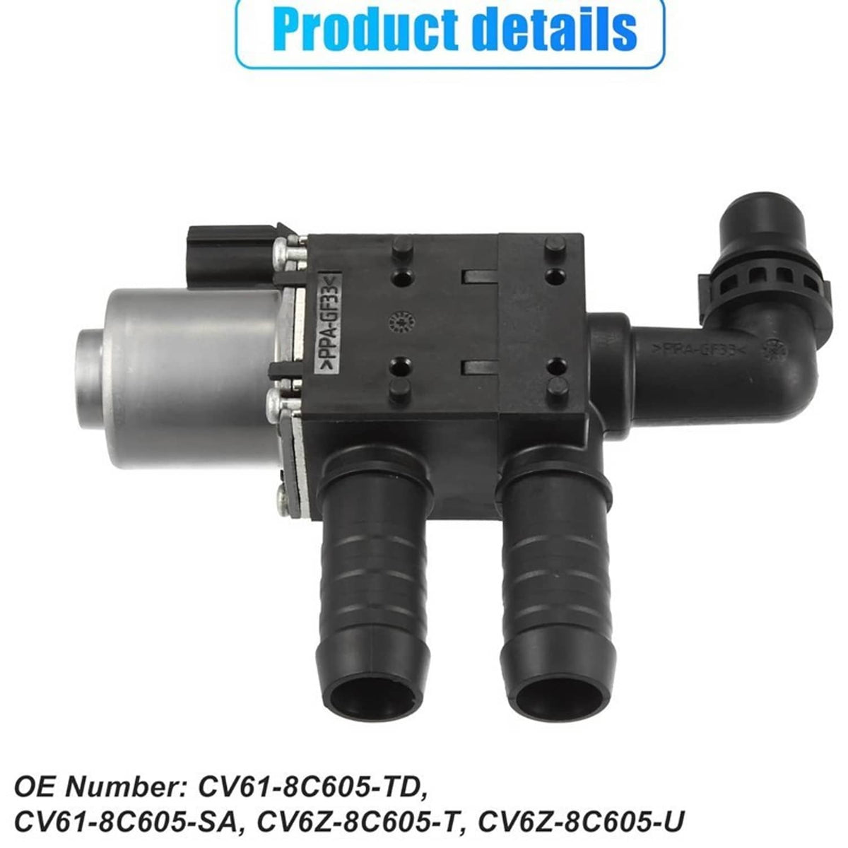 Solidspare Engine Heater Control Valve Solenoid for 2013-2019 Ford Escape CV61-8C605-SA