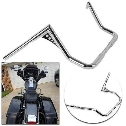 Solidspare 12" Ape Hangers Bars 1-1/4" Handlebar For Harley Electra Glide Ultra Classic FL