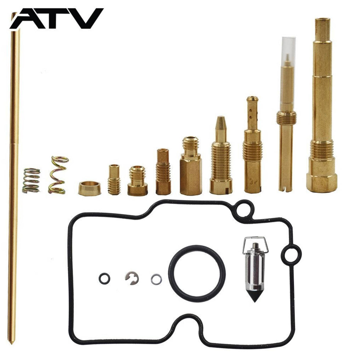 Solidspare Carburetor Rebuild Kit Fit For Yamaha YFZ450 YFZ-450 2004-2009 Carb Repair ATV