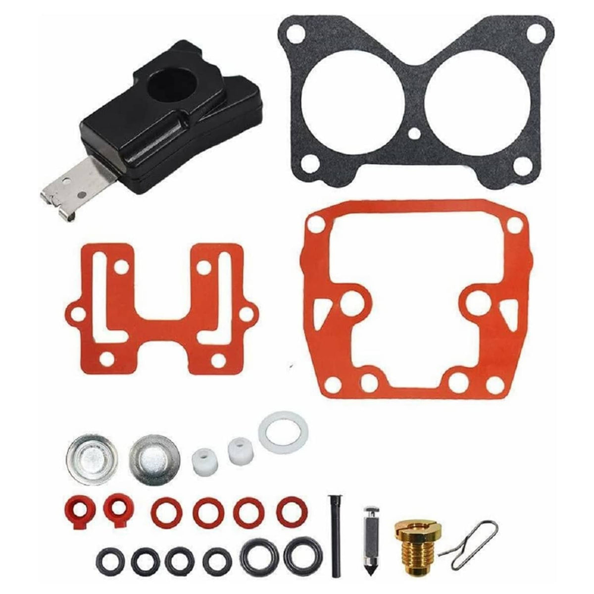 Solid Spare OMC BRP Johnson Evinrude Carburetor Carb Repair Kit Assembly Repl 439076 398526