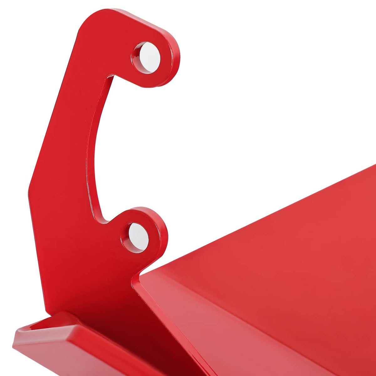 Solid Spare Front Skid Plate Red Steel For Jeep Wrangler 2018-23 / Gladiator 2020-23 RS62116