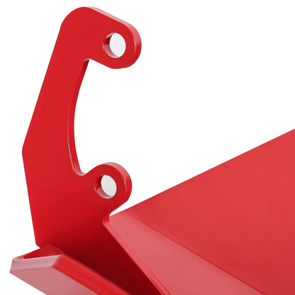 Solid Spare Front Skid Plate Red Steel For Jeep Wrangler 2018-23 / Gladiator 2020-23 RS62116