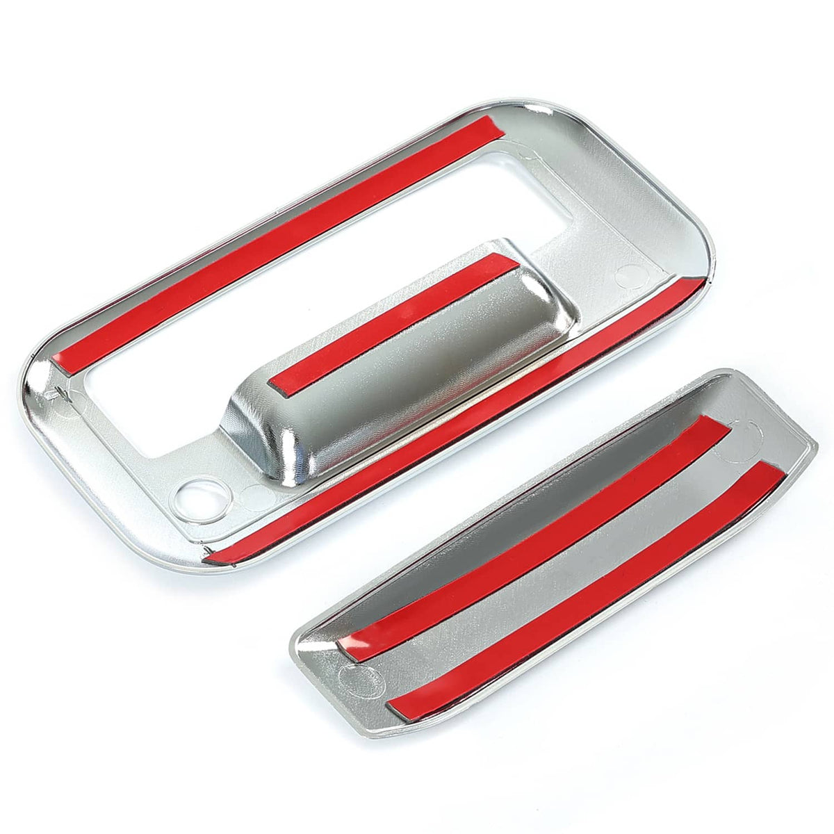Solid Spare For Ford F-150 F150 4 Door 2004-14 Chrome Outside Tailgate Handle Cover Overlay