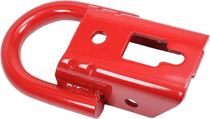 Solidspare Red 2 Pcs Towing Hooks FL3Z17N808A w/ Hardware Front For 2009-2019 Ford F150