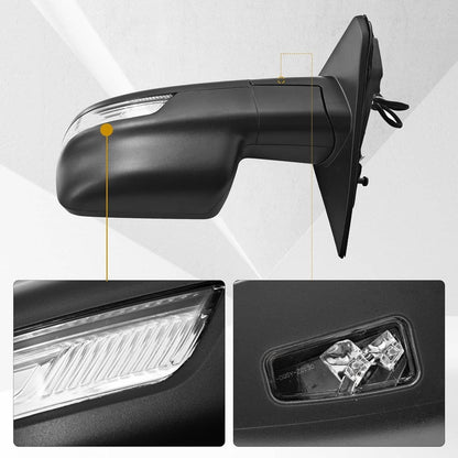 Solidspare Pair For 2019-2024 Ram 1500 Driver & Passenger Side Mirrors w/Heated Turn Signal