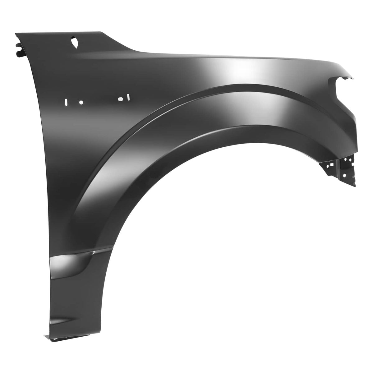 Solid Spare For Ford F150 F-150 2015-2020 #FL3Z-16005-B Black Front Right Passenger Fender