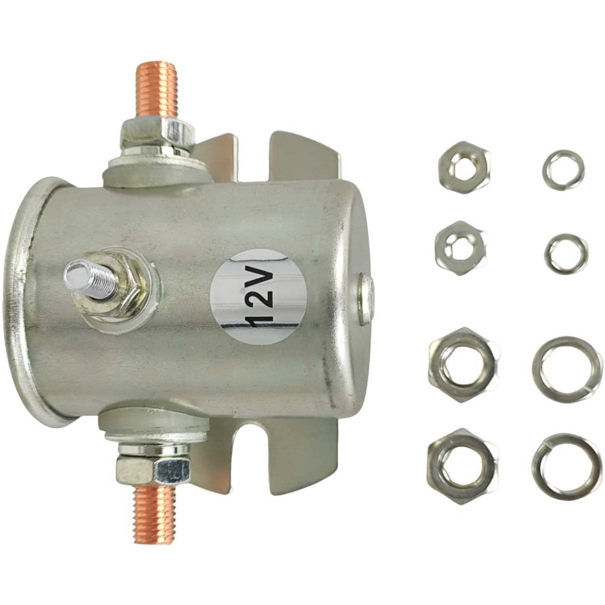 Solid Spare 24106BX 12V 3-Terminal 80A Fit for Cole Hersee Solenoid Continuous Duty Switch