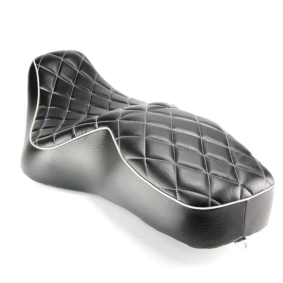 Solidspare Two-up Driver Passenger Seat Black Cushion Fits For Harley Road King 97-07