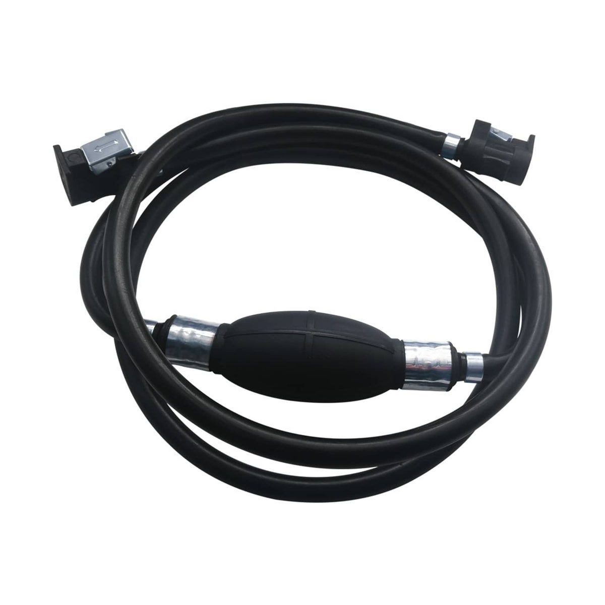 Solid Spare Outboard Boat Motor Fuel Line Hose With Primer Bulb and Connectors 5/16 " Yamaha