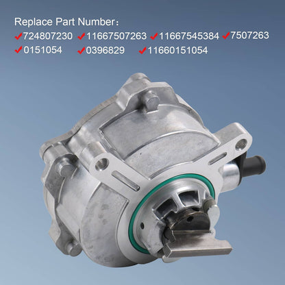 Solidspare Brake Vacuum Pump For BMW 645Ci 650i 745Li 750i 760i E63 E64 E65 E66 E70 X5 4.8L