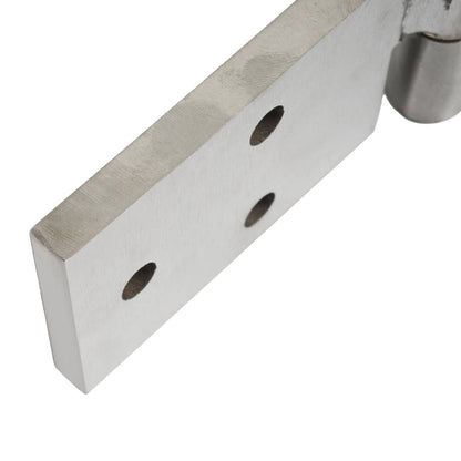 Solid Spare Door Hinges Fit 1966-1977 Early Ford Bronco Silvery 304 Stainless Steel LH&RH