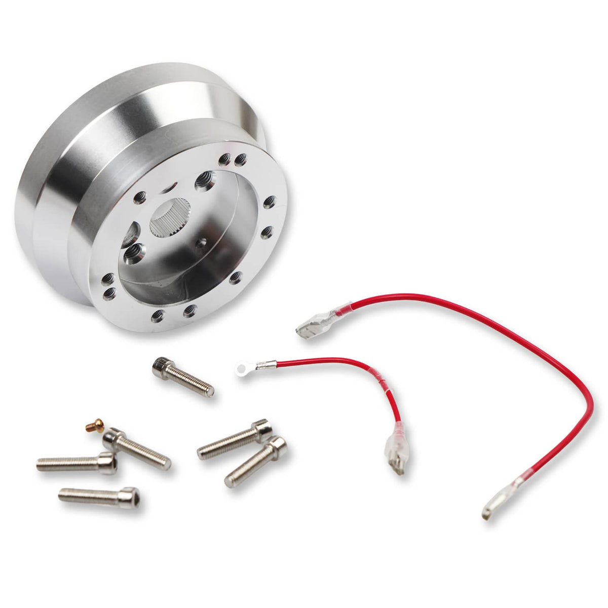 Solidspare 5 & 6 Hole Steering Wheel Polished Short Hub Adapter Ididit For GM