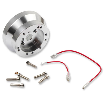 Solidspare 5 & 6 Hole Steering Wheel Polished Short Hub Adapter Ididit For GM