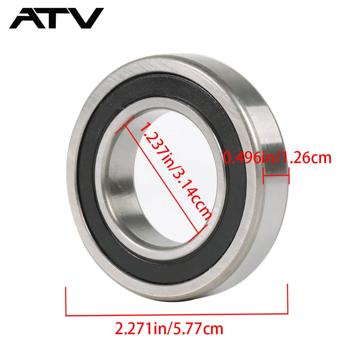 Solidspare Left Rear Axle Wheel Bearing & Seal for Honda Rancher 350 400 TRX350/400