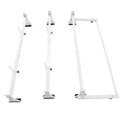 Solid Spare 750 lbs Roof Ladder Rack W/Cargo Roller For Chevy Express Savana 2500/3500 96-23
