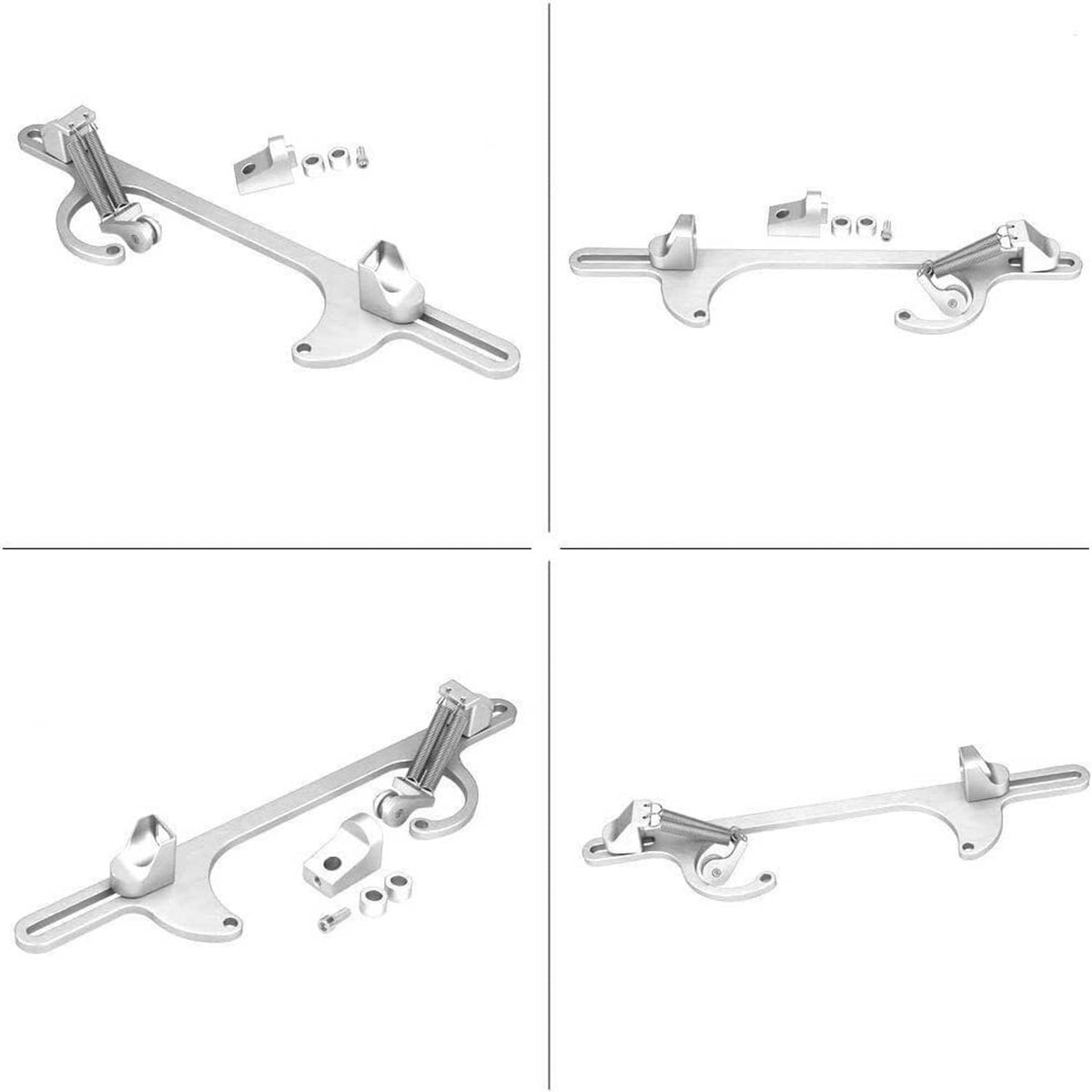Solidspare Aluminum Throttle Cable Carb Bracket For Holley 4150 4160 Carb 350 400 SBC New