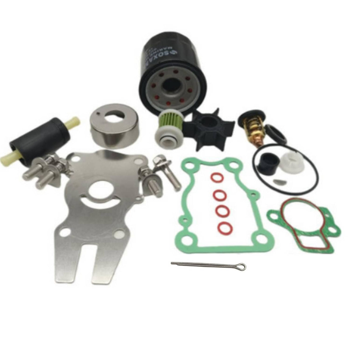 Solid Spare Yamaha 4 Stroke F30B F40F Outboard Maintenance Repair Kit 6BG-W0078 66M-12411