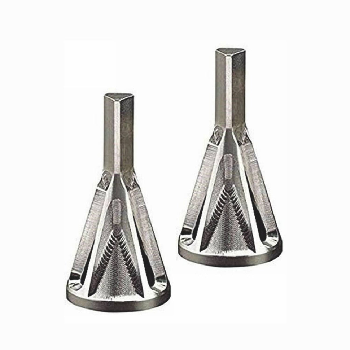 Solid Spare 4PCS Hex Triangle Shank Remove Burr Drill Bit Deburring External Chamfer Tool US