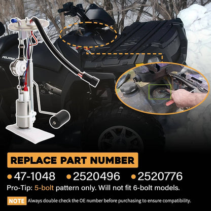 Solidspare New For Polaris Sportsman 500 & 800 ATV AB Complete Fuel Pump Module 2520776