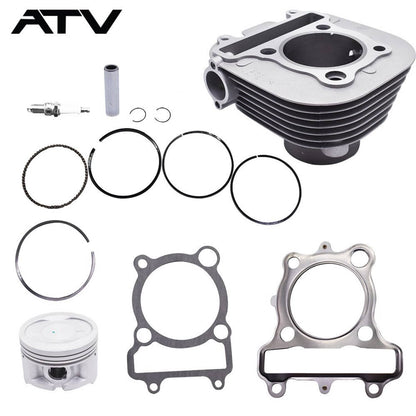Solidspare Cylinder Piston Gasket Kit for Yamaha Tri-Moto 225 YTM225 1983 1984 1985 1986