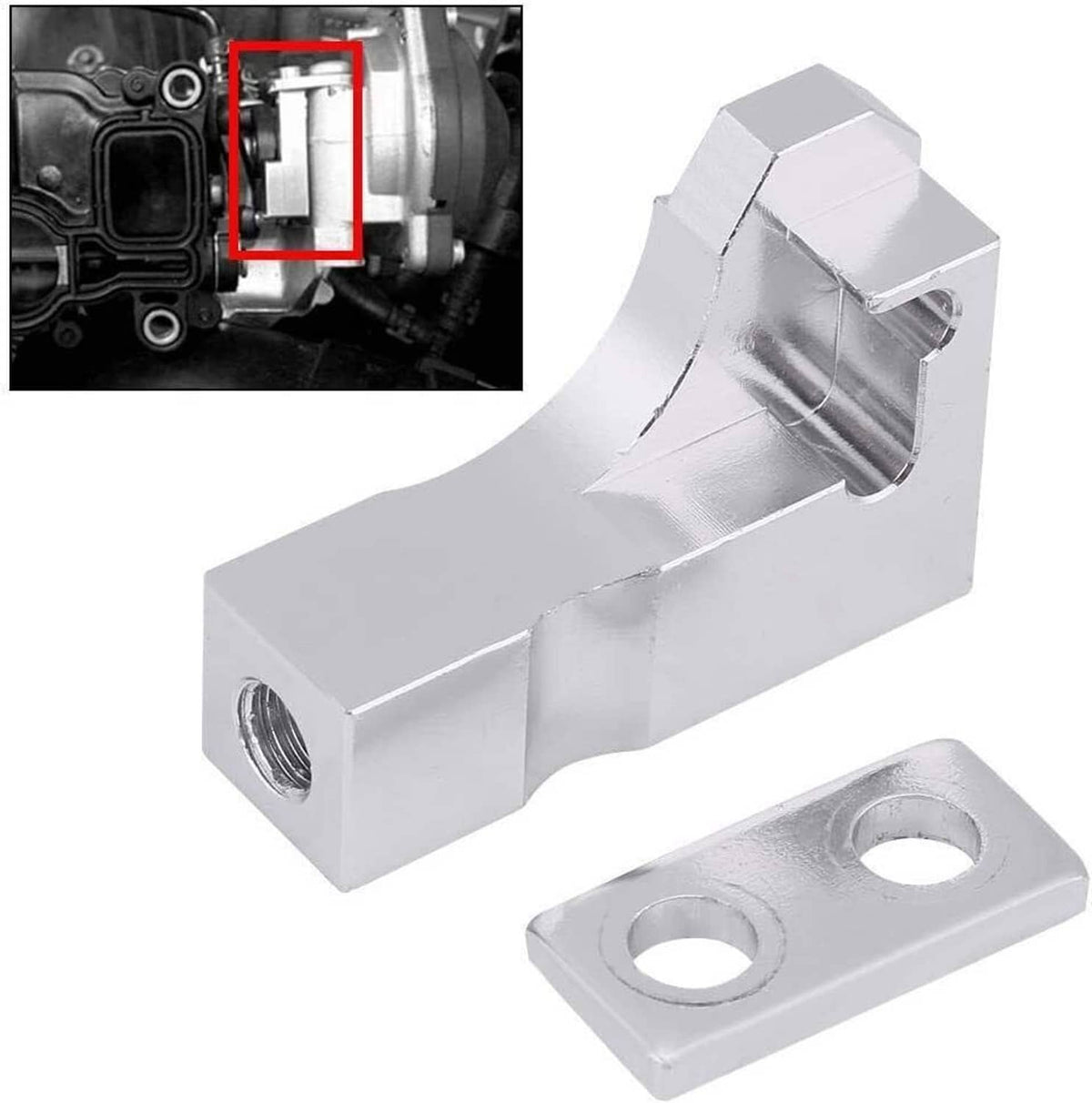 Solidspare P2015 Intake Manifold Repair Bracket Kit for VW Audi Skoda Seat 2.0 TDI CR New