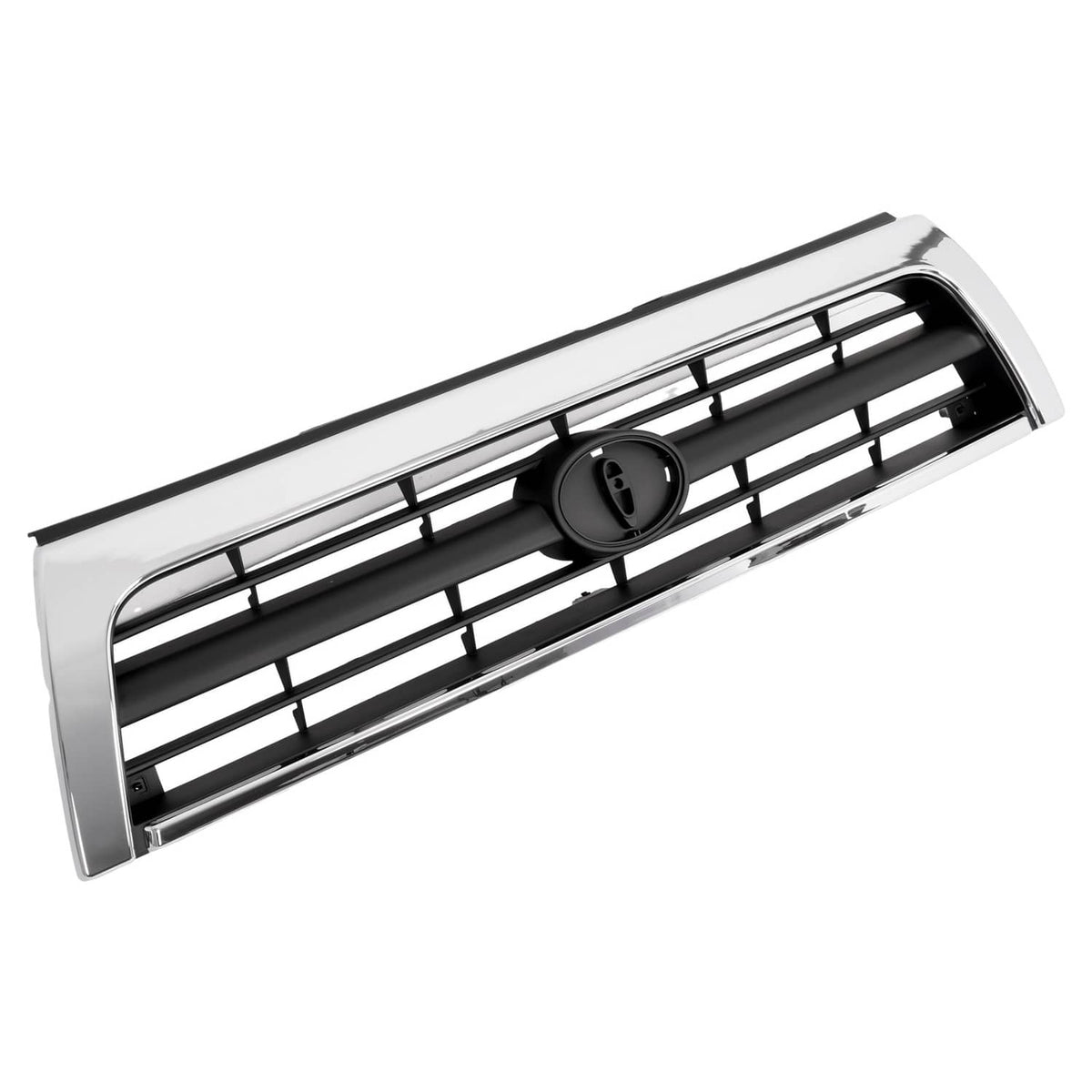 Solid Spare Grille Assembly For 1996-1998 Toyota 4Runner Chrome Shell With Emblem Base