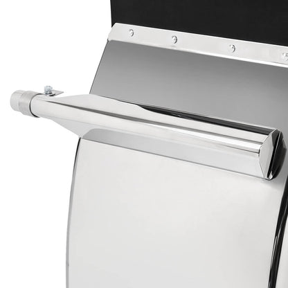 Solid Spare 34"x24" stainless steel quarter fender kit pair universal truck w/ Support Tube
