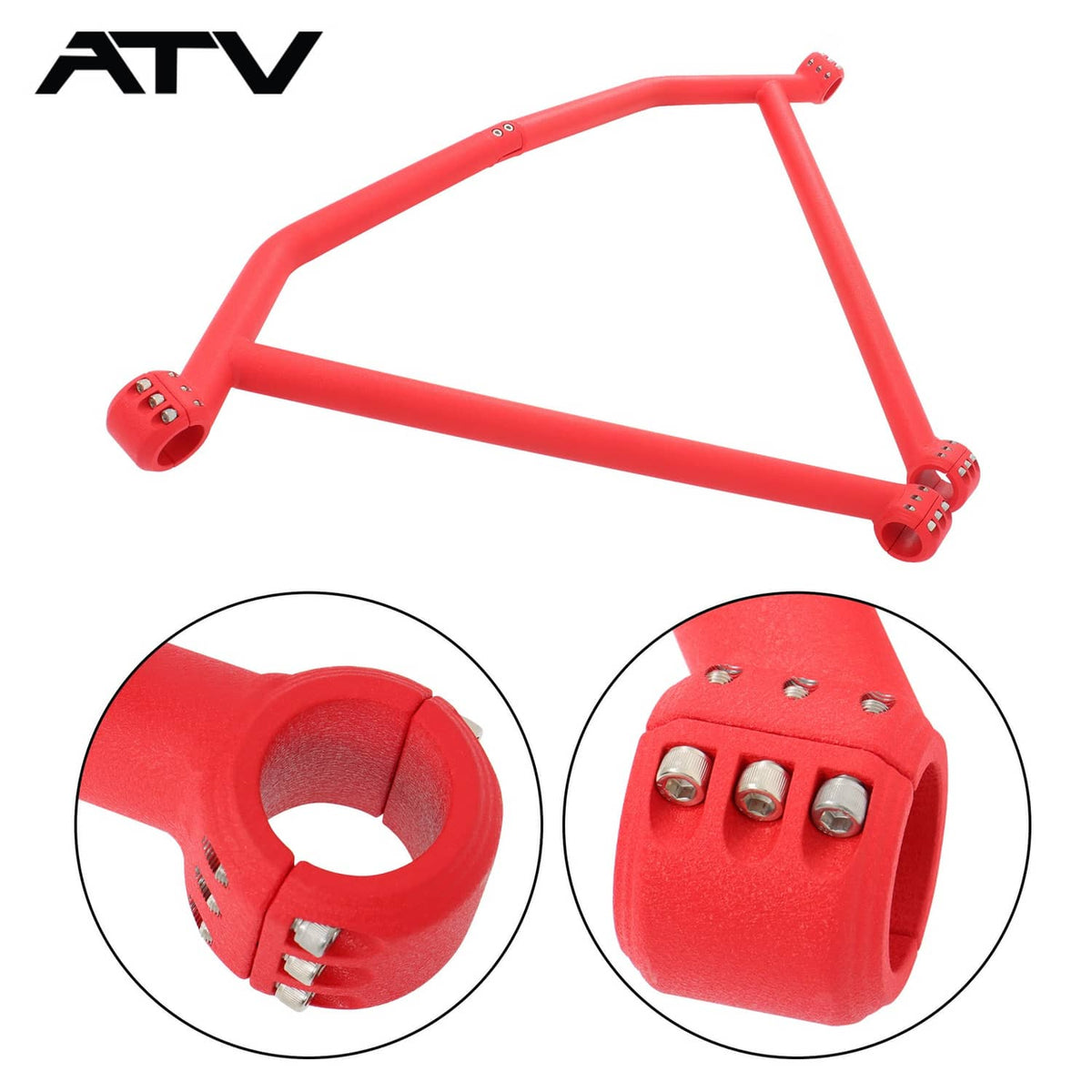 Solidspare Rear Face Tripod Guard Bar Red 715004164 For Bombardier Can Am Maverick X3