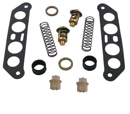 Solid Spare 18-3673 Thermostat Kit For Johnson Evinrude 140hp 115hp 112hp 110hp 90 85hp 80hp