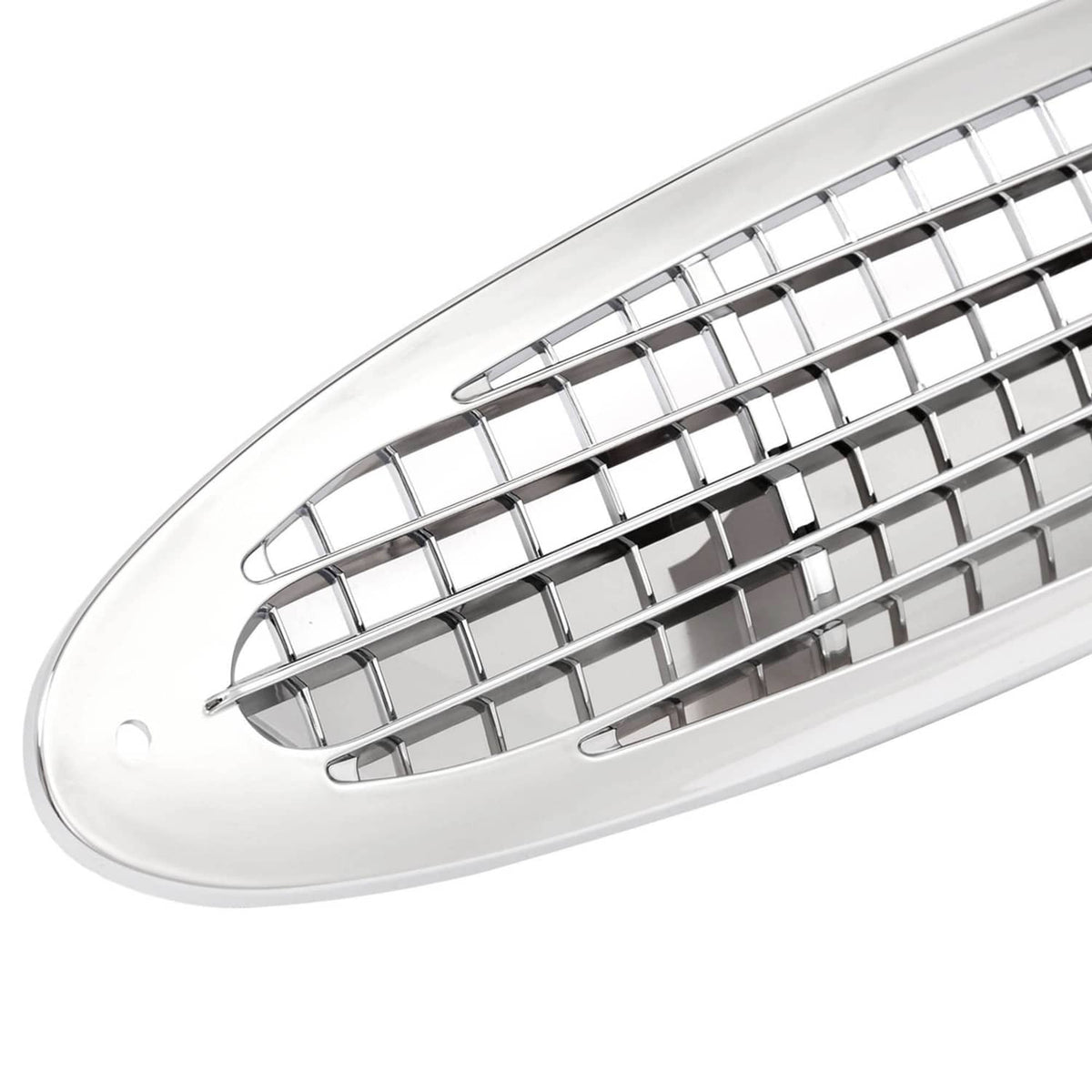 Solid Spare Chrome Hood Side Grille Air Intake Vent Cover ABS For Freightliner M2 2002-2018