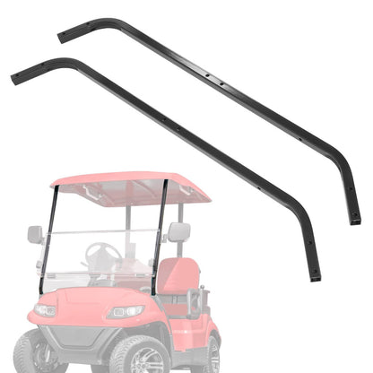 Solidspare Black Golf Cart Steel Front Roof Support Strut Kit For Advanced EV For ICON