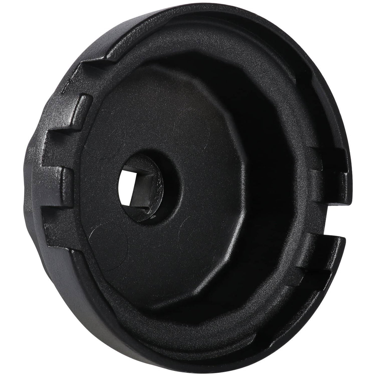 Solid Spare Oil Filter Cap Wrench 64mm 14 Flute for Toyota Lexus Scion 2.5L to 5.7L (Black)