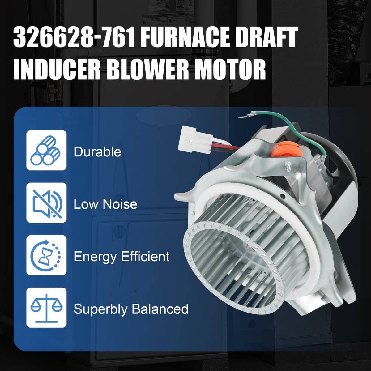 Solidspare Furnace Draft Inducer Motor Fit For Carrier Bryant Payne 326628761 HC21ZE125A