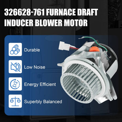 Solidspare Furnace Draft Inducer Motor Fit For Carrier Bryant Payne 326628761 HC21ZE125A