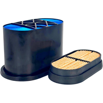 Solid Spare Air Filter Set 87037984 87037985 For New Holland T4000 T4050 T5000 T5030 T5050