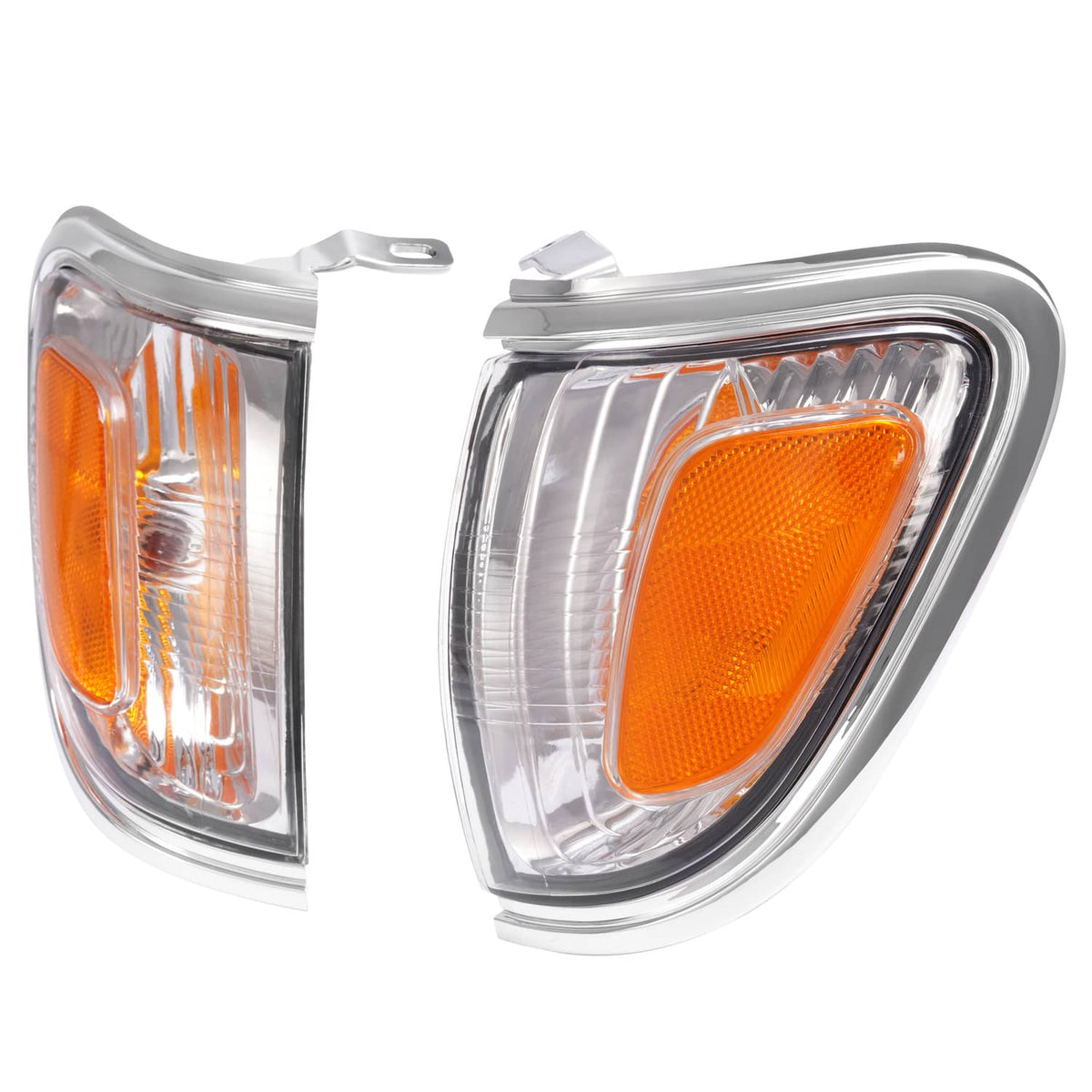 Solid Spare Pair Headlights Corner Signal Lights Lamp w/All Bulbs For Toyota Tacoma 2001-04