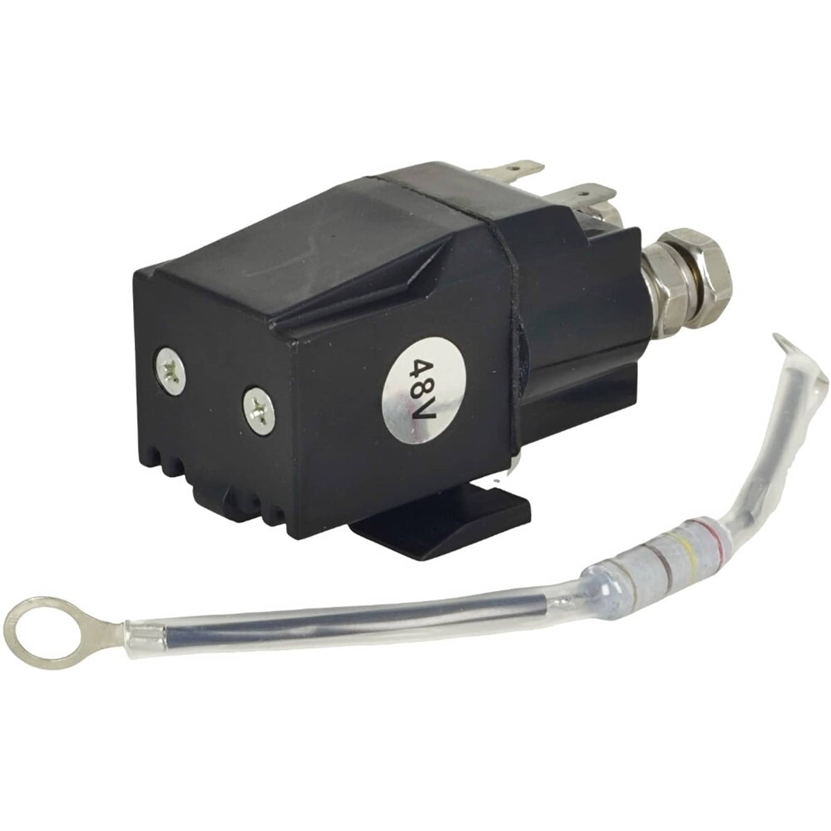 Solid Spare 48V Golf Cart Solenoid 102865901 Fit for Club Car DS Precedent Tempo w/ Resistor