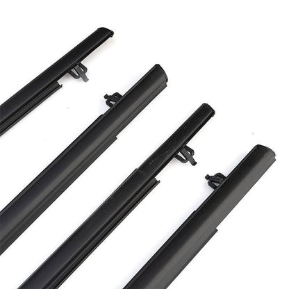 Solidspare 4Pcs Car Window Moulding Trim Weatherstrips Seal Fit For Honda Civic Sedan 06-11