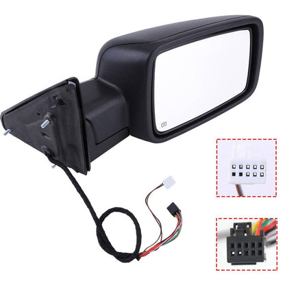 Solidspare Fits 2013-2019 Ram 1500 Power Folding Right Side Mirror Black Cover w/ Signal