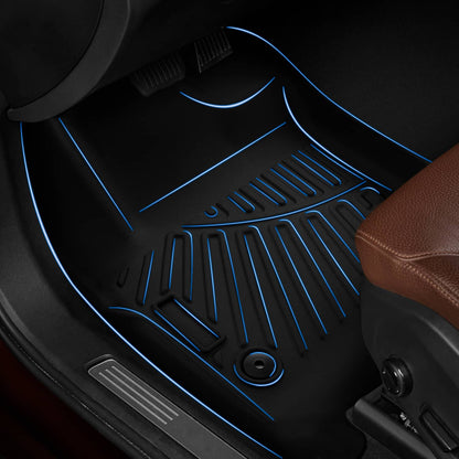 Solidspare TPE Floor Mats Liners for 2018-2025 Ford Expedition/Expedition Max 3D Molded