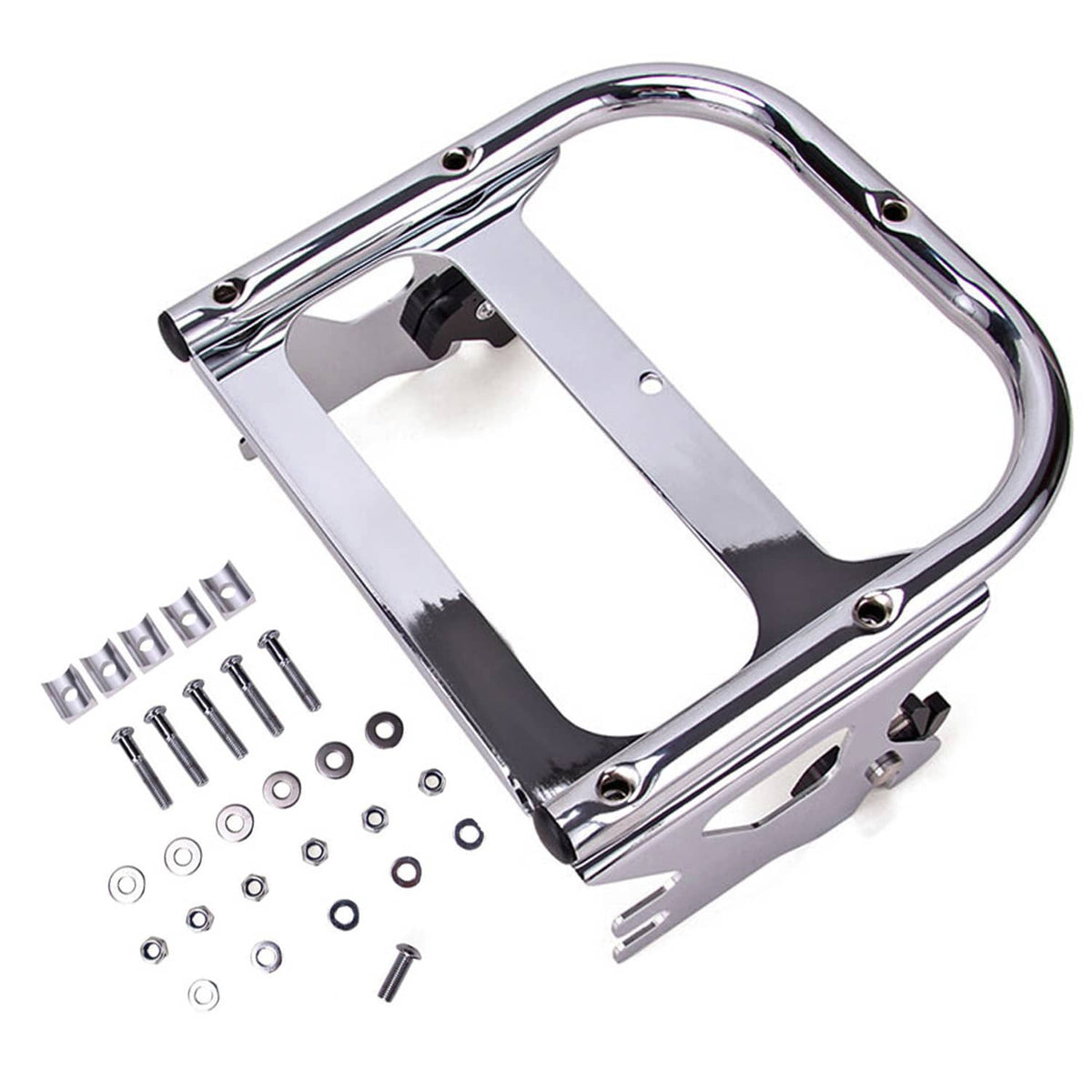 Solidspare Two-Up Tour Pack Mount Luggage Rack Docking For 1997-2008 Harley Road King FLHR