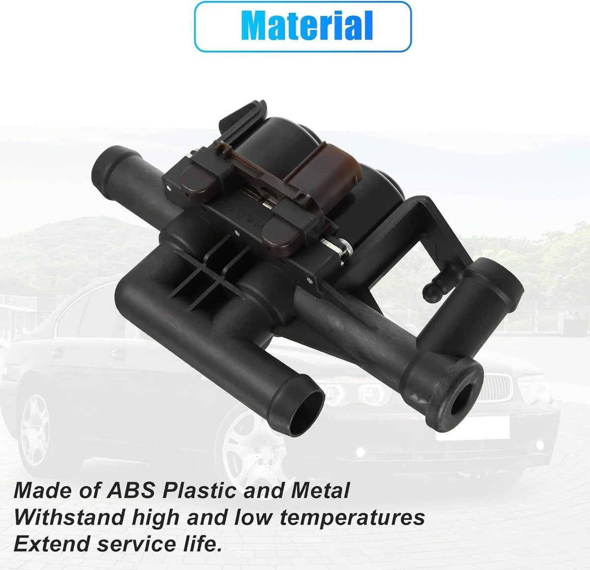 Solidspare New Heater Control Water Valve For BMW 528i 535i 550i 640i 650i 740i 740Li 760i