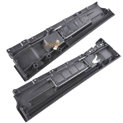 Solidspare 2Pcs New Front Interior Door Handles L&R Black for Freightliner FLD120 FLD120SD