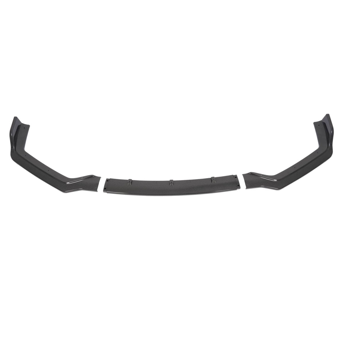 Solid Spare For Infiniti Q50 Sport 2018-2023 Carbon Fiber Front Bumper Lip Spoiler Splitter