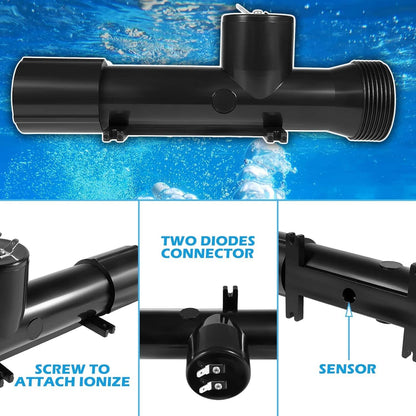 Solid Spare 4CH4002R Power Ionizer Replacement Chamber for Swimming Pool Treatment System