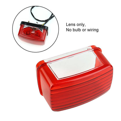 Solidspare Red Tail Light Lens Kodiak Grizzly Bigbear Bruin For Yamaha Rhino 450 660 700